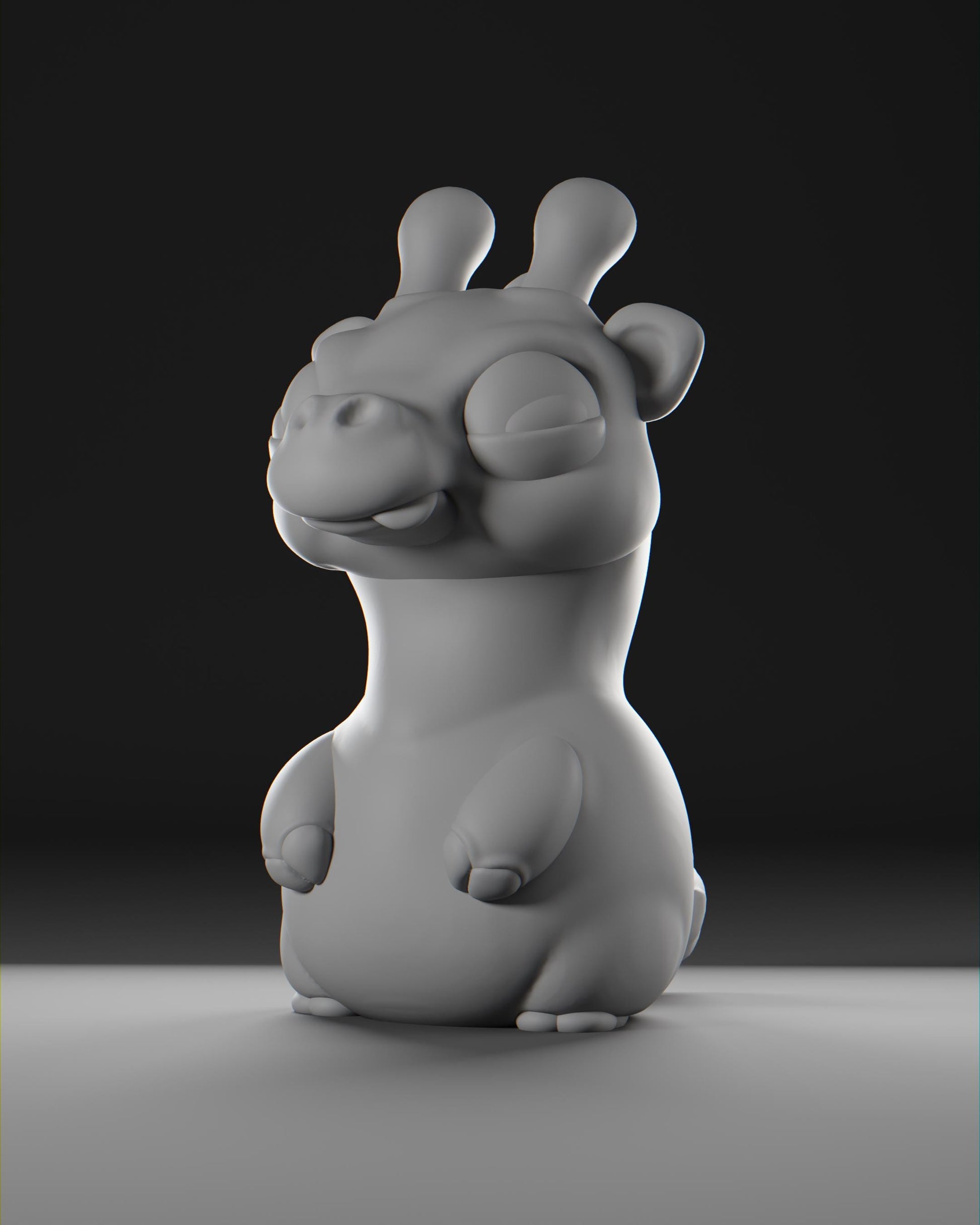 Raffii - UNPAINTED - Grumpii Art Toy