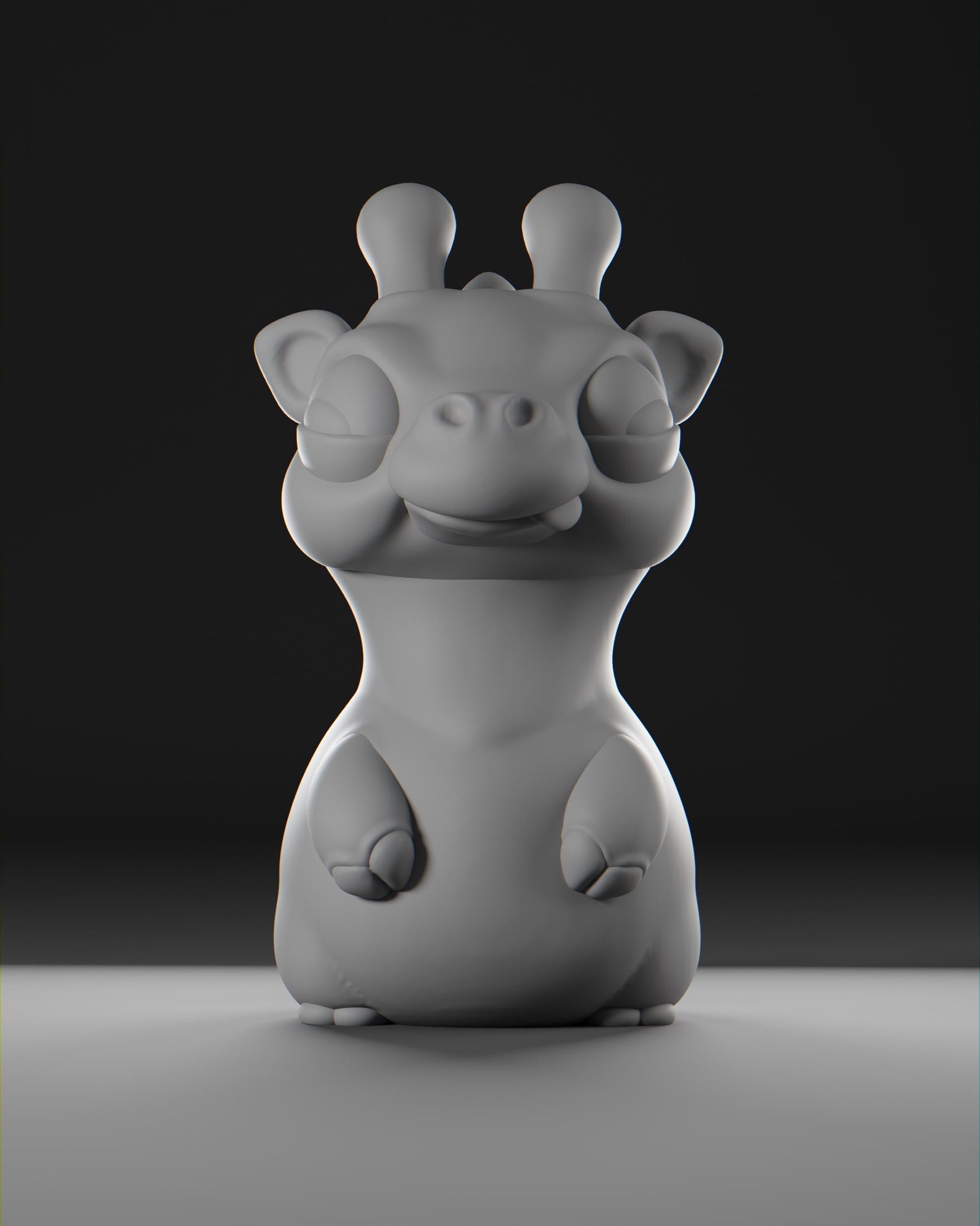 Raffii - UNPAINTED - Grumpii Art Toy