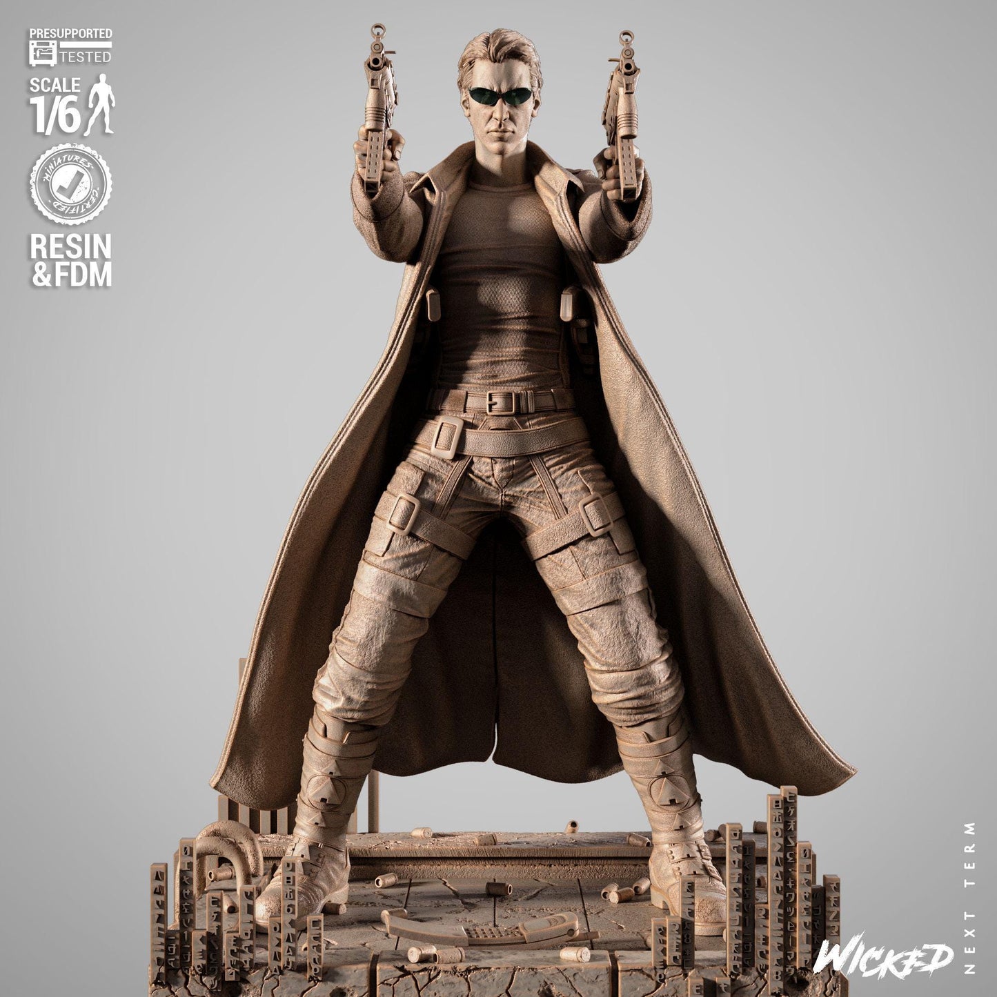 Neo Sculpture - UNPAINTED FAN ART - Wicked 3D Models