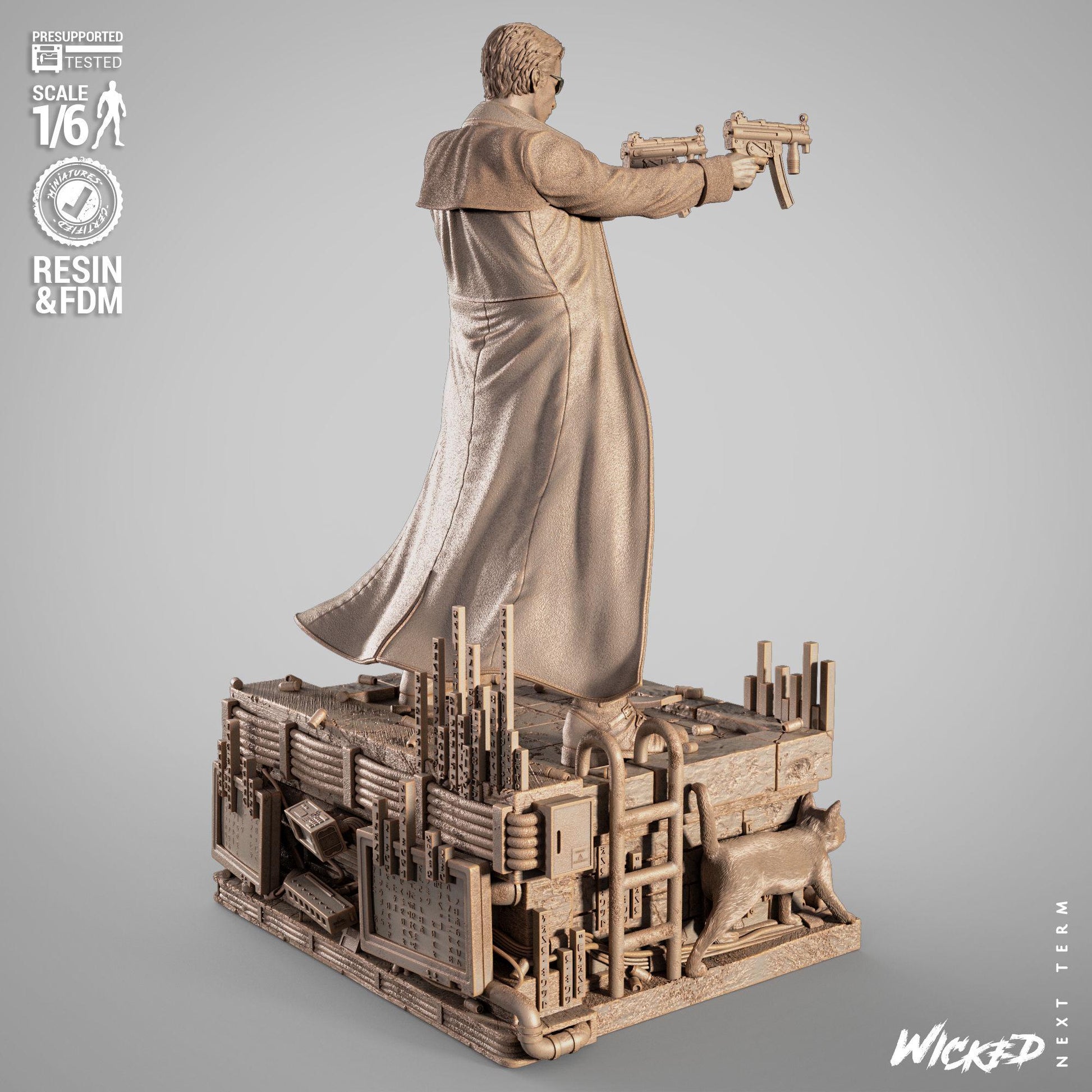 Neo Sculpture - UNPAINTED FAN ART - Wicked 3D Models