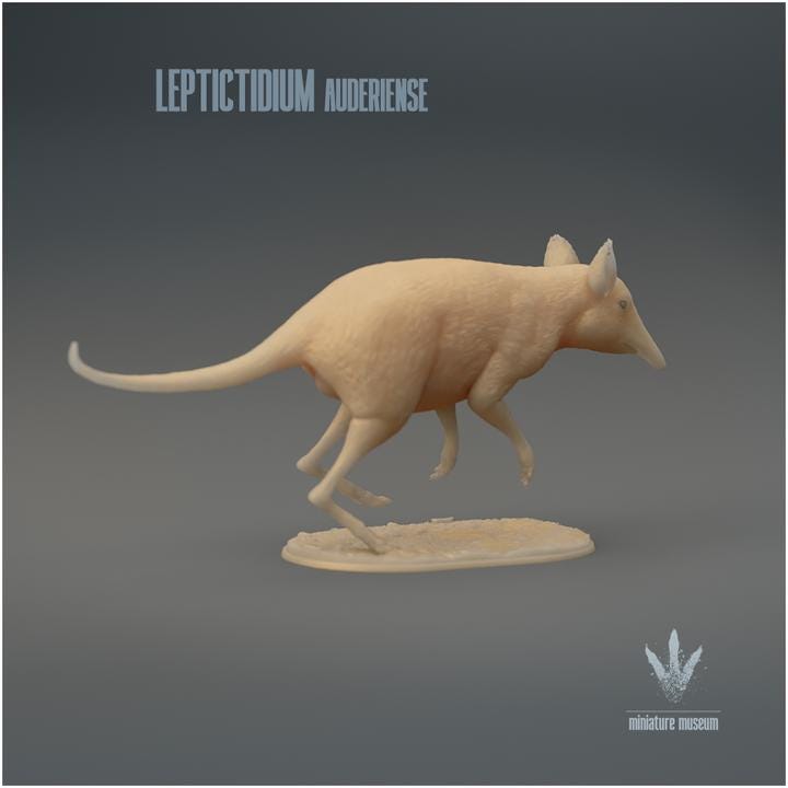 Leptictidium auderiense : Running - UNPAINTED 3D Figurine - Miniature Museum