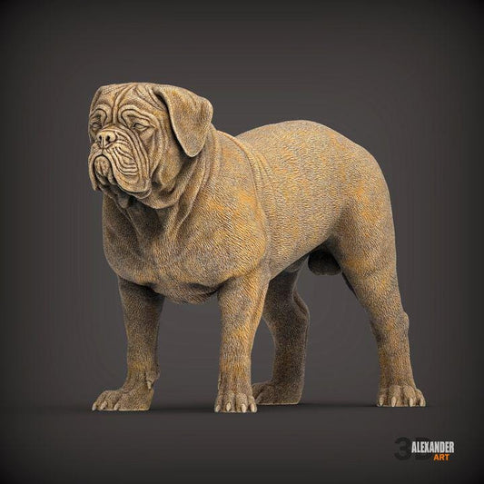 Dogues de Bordeaux - UNPAINTED 3D Figure - Alexander3dart