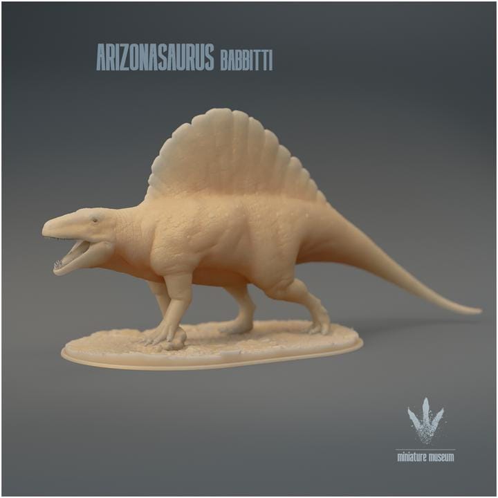Arizonasaurus babbitti : Roar - UNPAINTED 3D Figurine - Miniature Museum