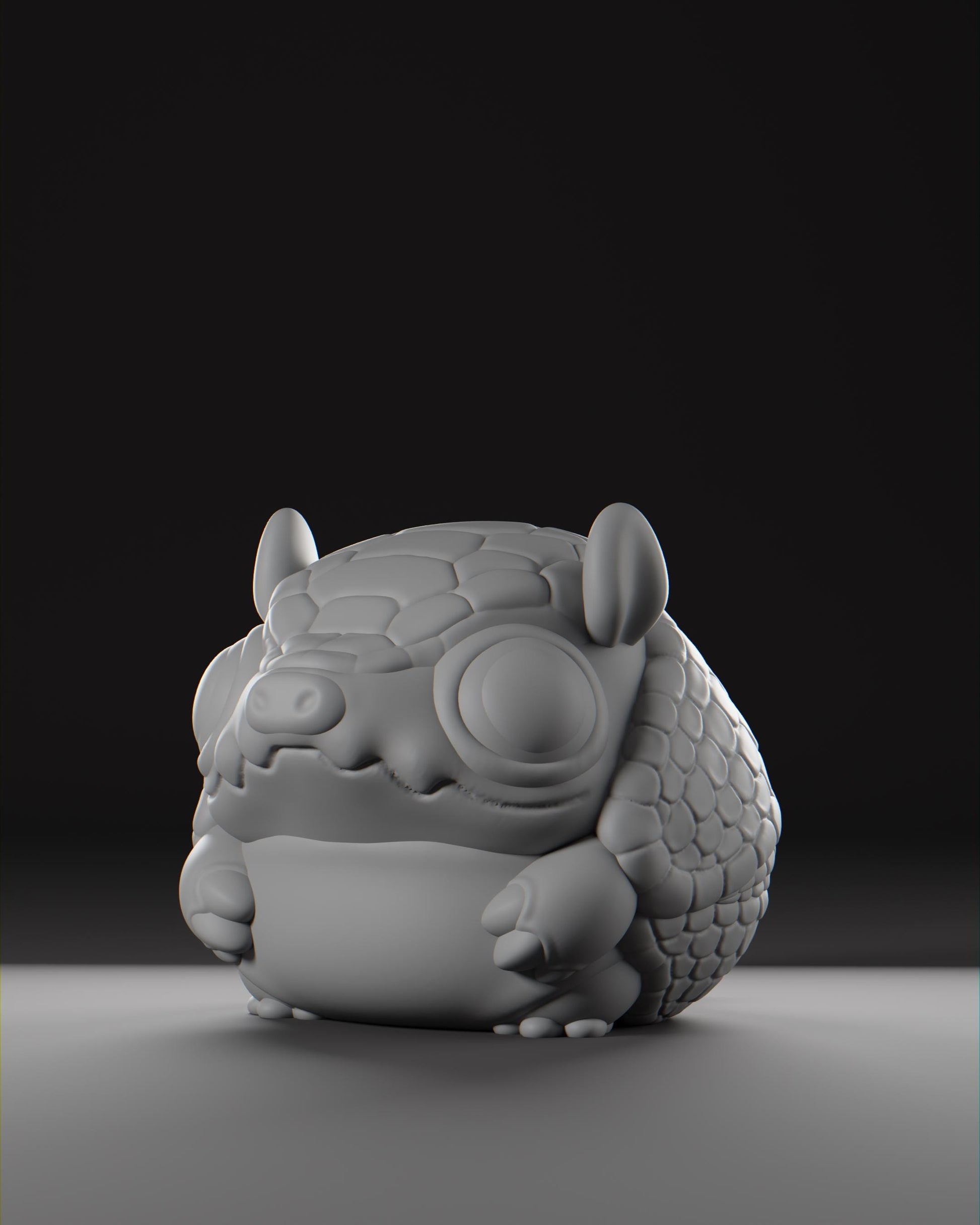 Rollii - UNPAINTED - Grumpii Art Toy