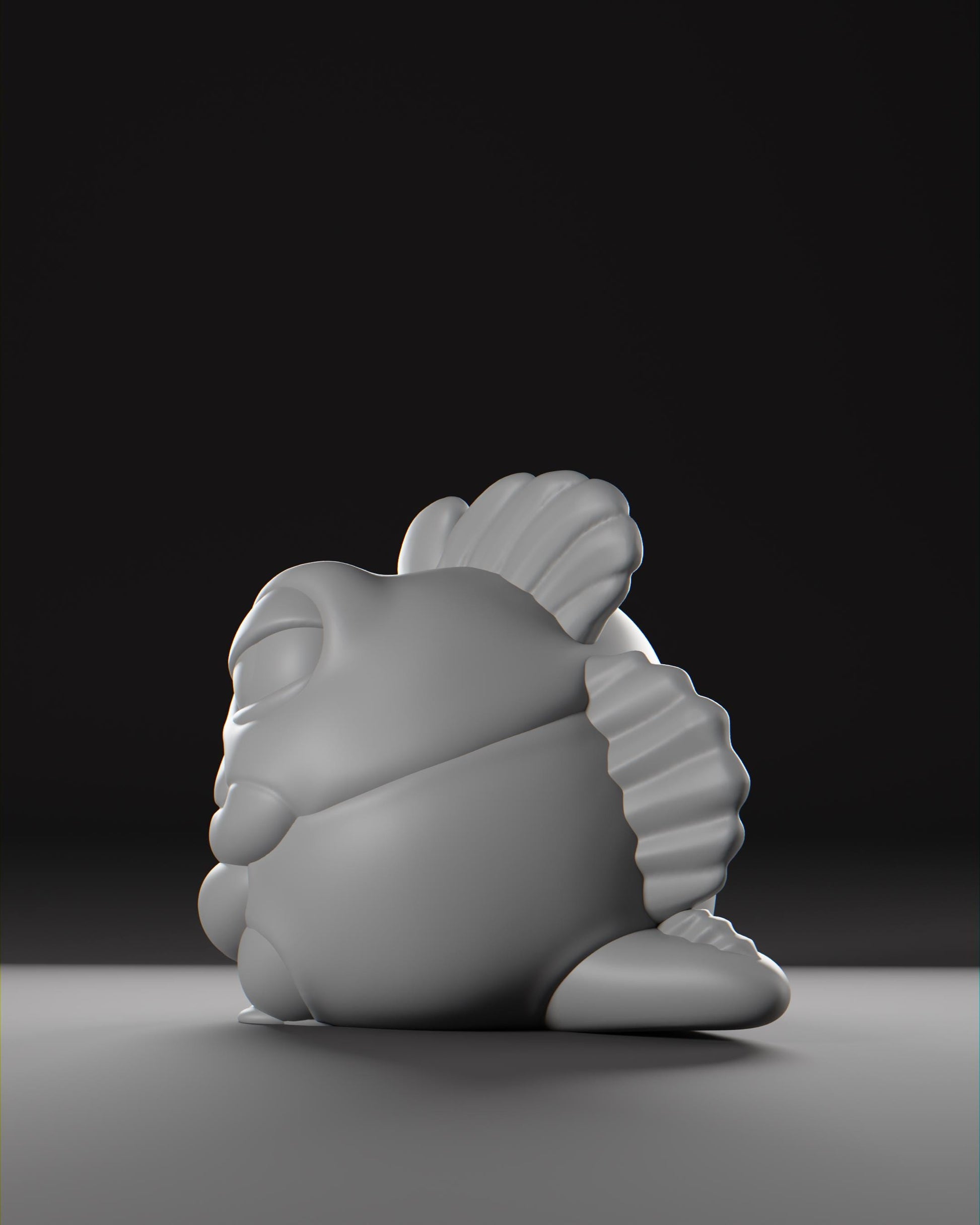 Basilii - UNPAINTED - Grumpii Art Toy