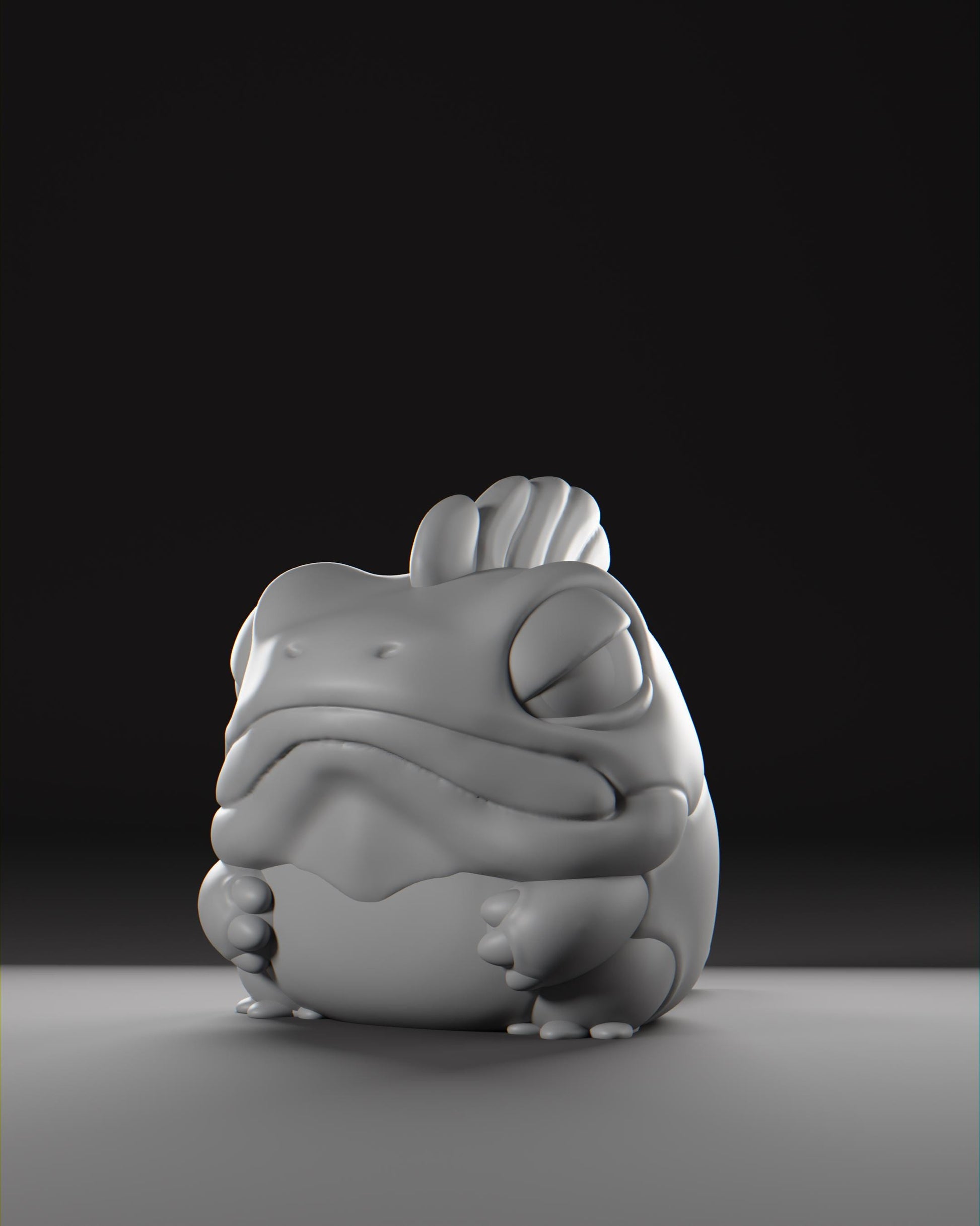 Basilii - UNPAINTED - Grumpii Art Toy