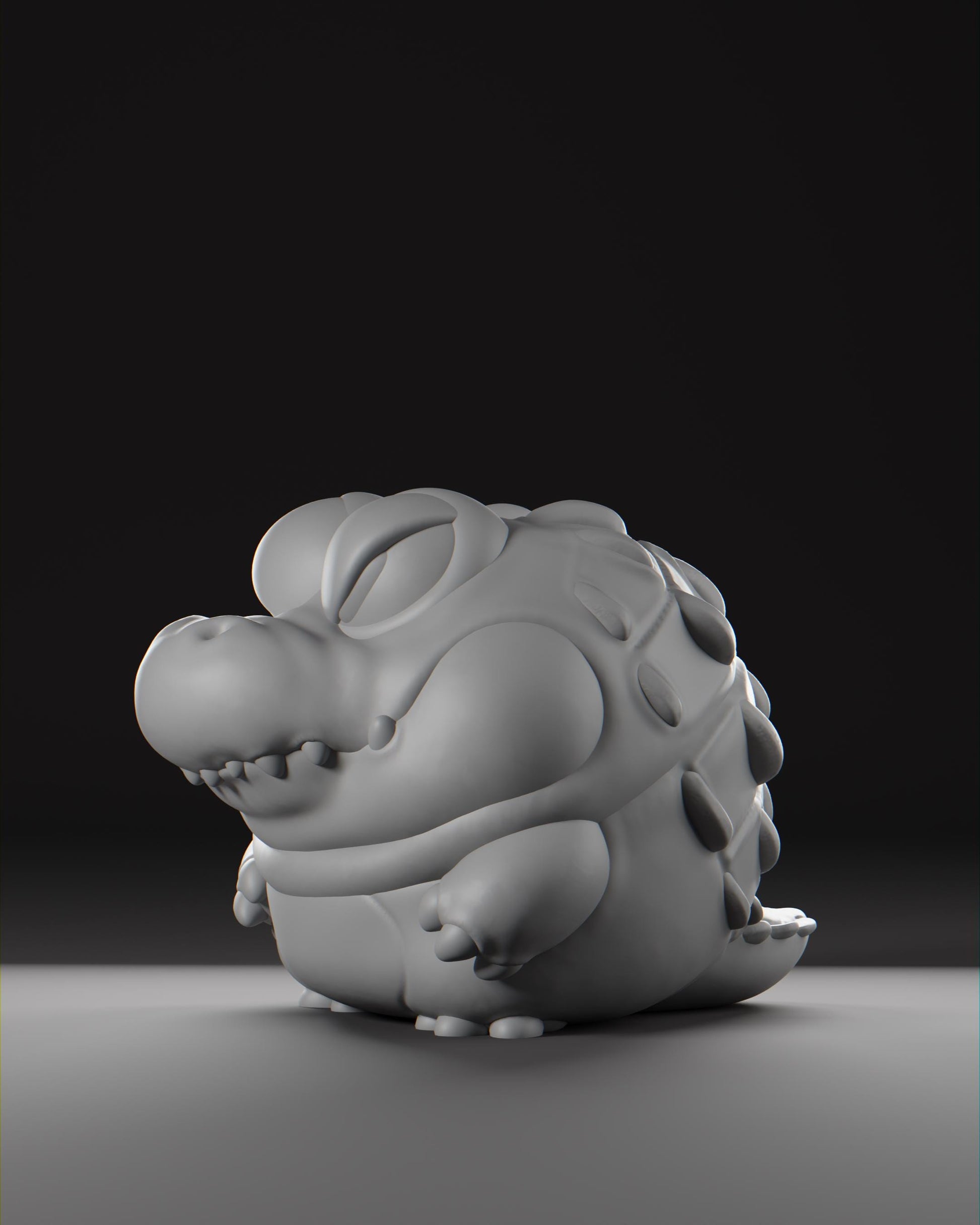 Caiiman - UNPAINTED - Grumpii Art Toy