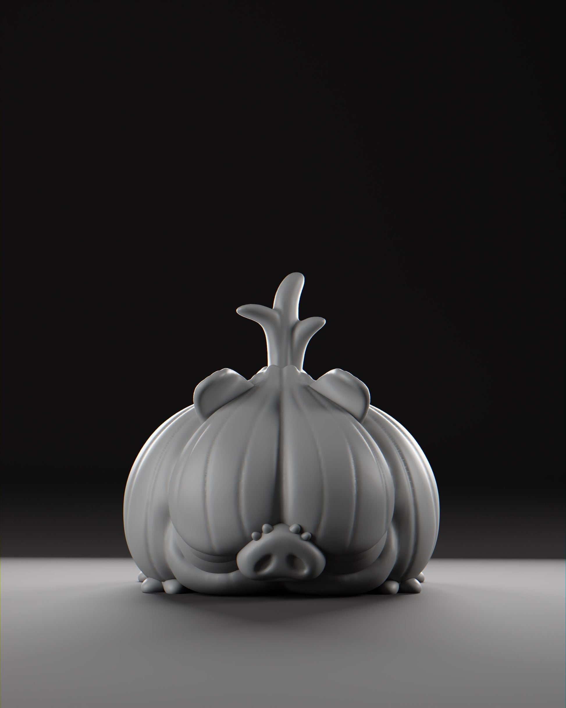 Garpig - UNPAINTED - Grumpii Art Toy