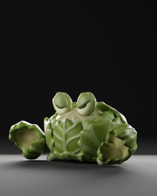 Crabbage - UNPAINTED - Grumpii Art Toy