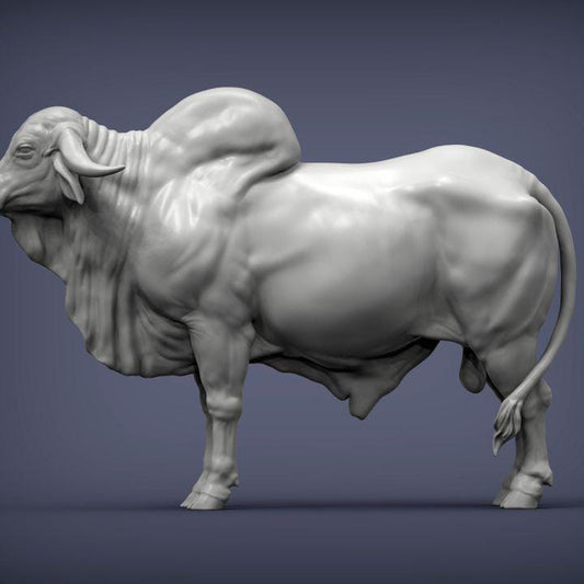 Gyr Bull - UNPAINTED 3D Figure - Alexander3dart