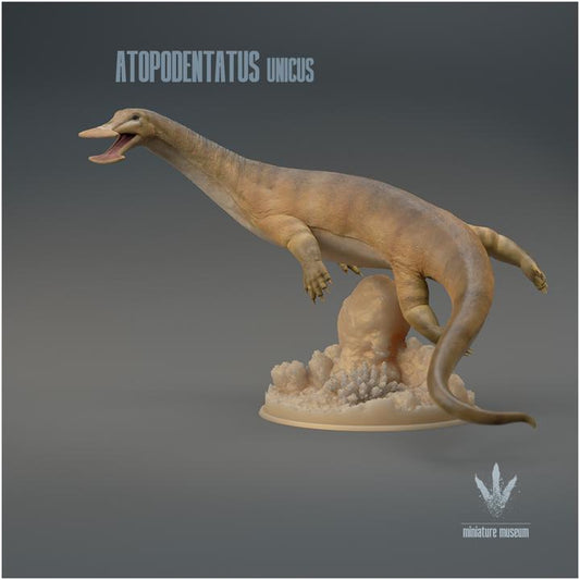 Atopodentatus unicus : Swimming - UNPAINTED 3D Resin Figure - Miniature Museum