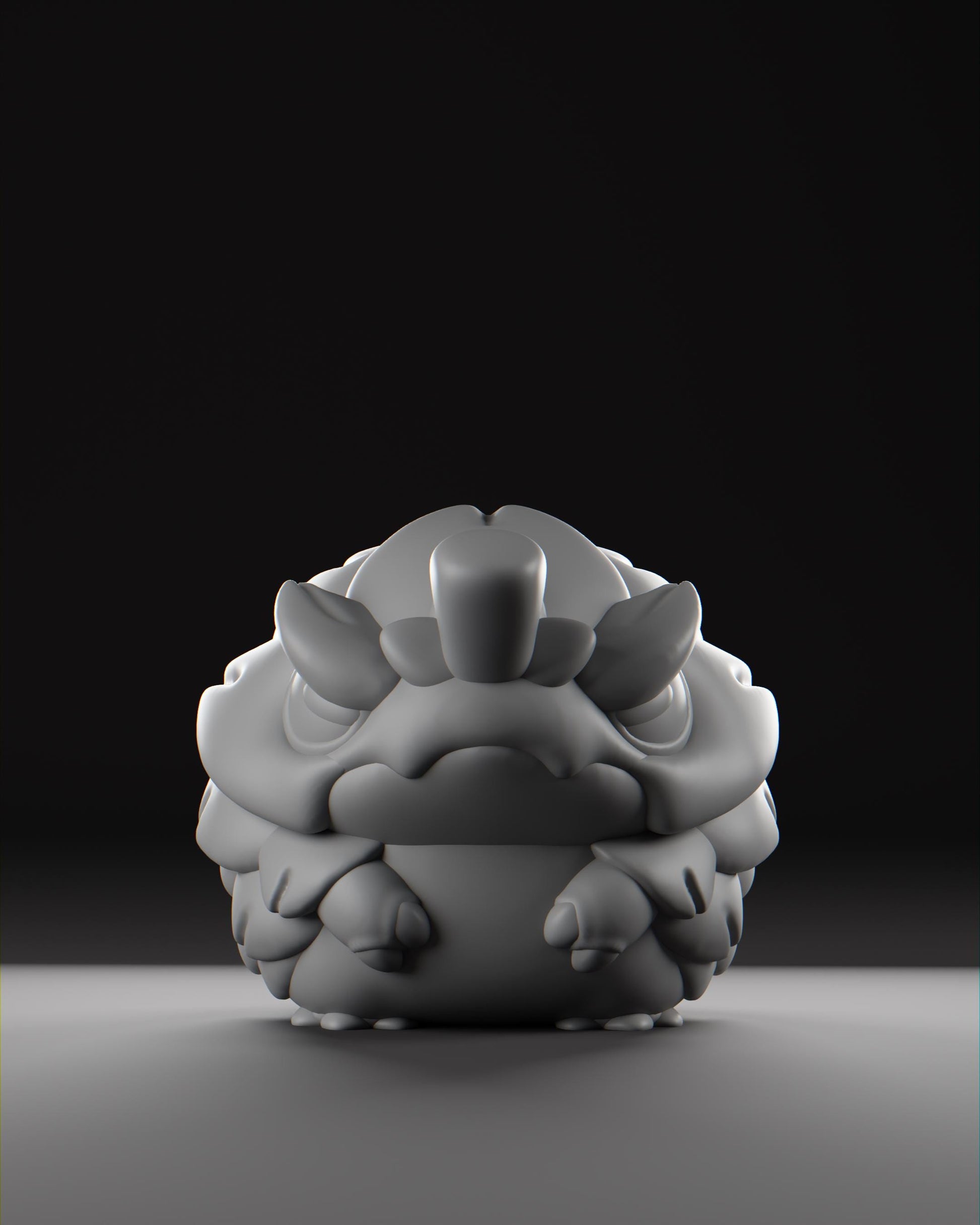 Chokii - UNPAINTED - Grumpii Art Toy