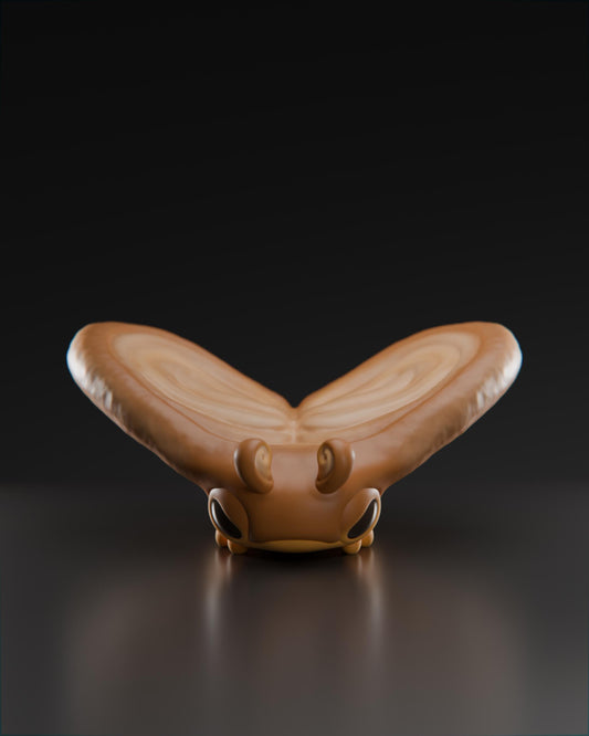 Butterfly Cookii - UNPAINTED 3D Resin Figure - Grumpii Art Toy