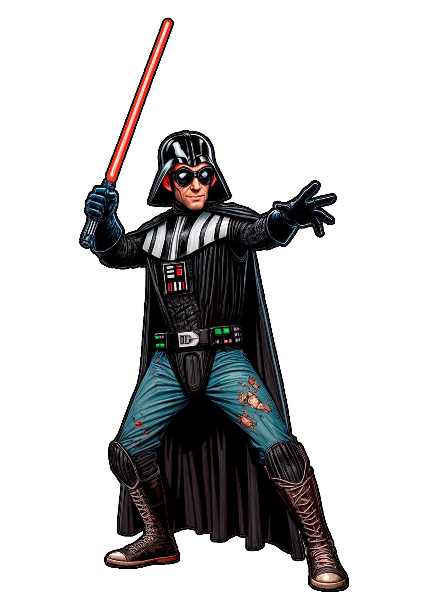 Dork Vader - Zombie - UNPAINTED 3D FAN ART Figure - Falcata 3d