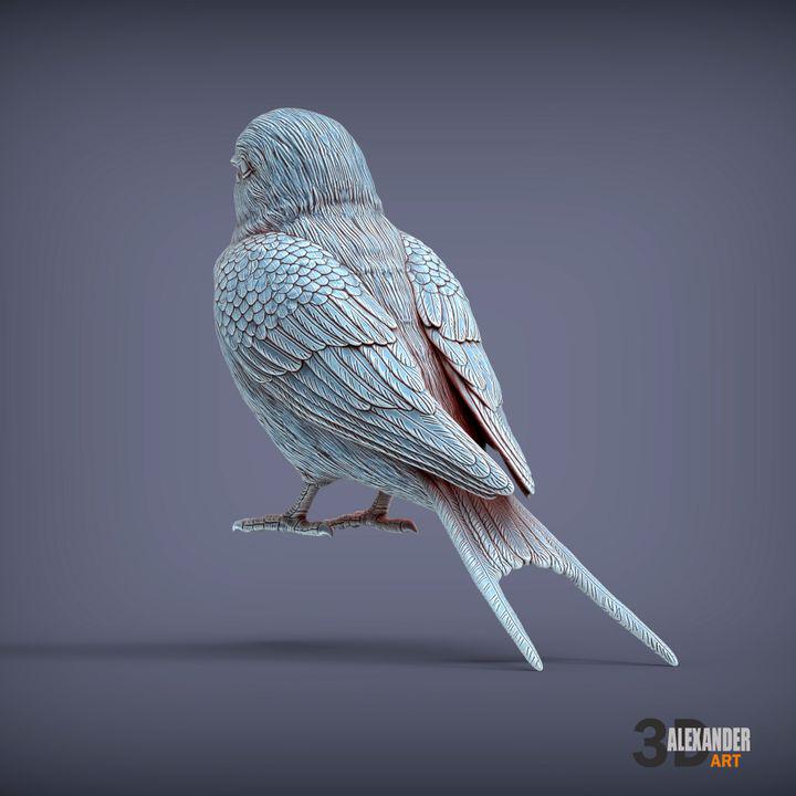Swallow Bird - UNPAINTED 3D Figure - Alexander3dart