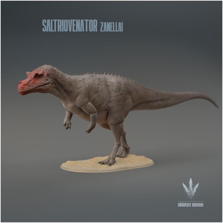 Saltriovenator zanellai : The Saltrio Hunter - UNPAINTED 3D Resin Figure - Miniature Museum