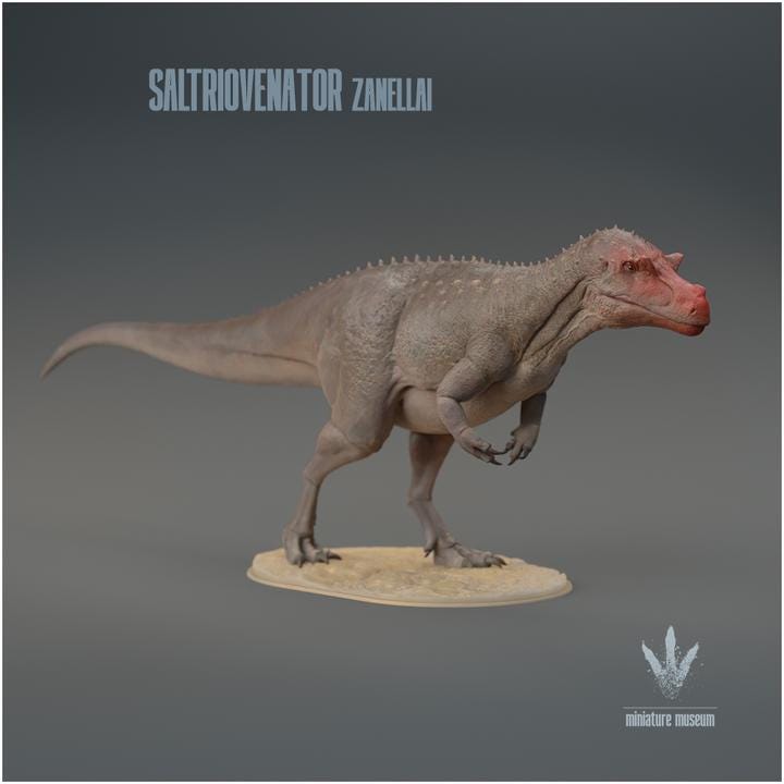 Saltriovenator zanellai : The Saltrio Hunter - UNPAINTED 3D Resin Figure - Miniature Museum