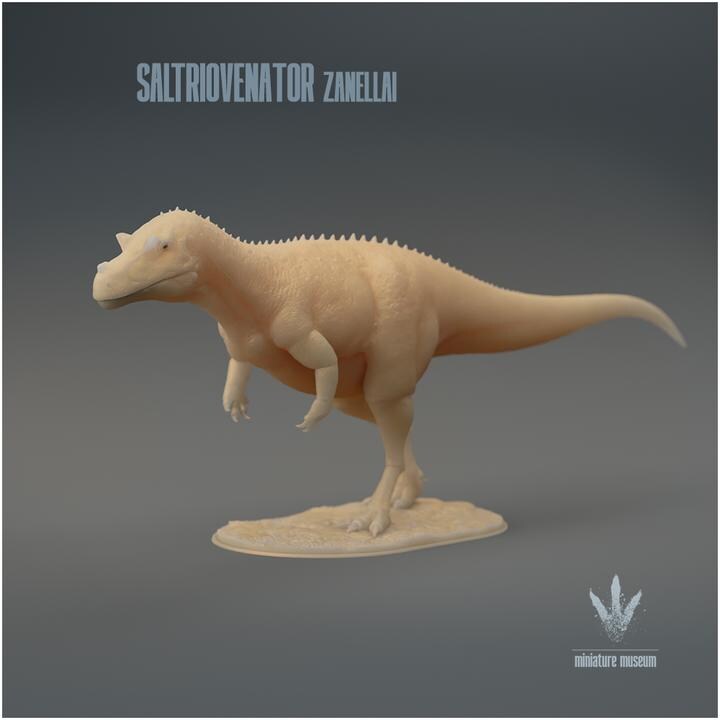 Saltriovenator zanellai : The Saltrio Hunter - UNPAINTED 3D Resin Figure - Miniature Museum