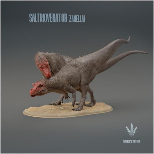 Saltriovenator zanellai : Fight - UNPAINTED 3D Resin Figure - Miniature Museum