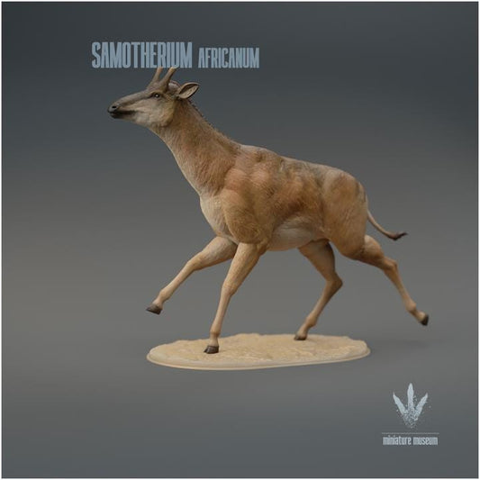 Samotherium africanum : Running - UNPAINTED 3D Resin Figure - Miniature Museum