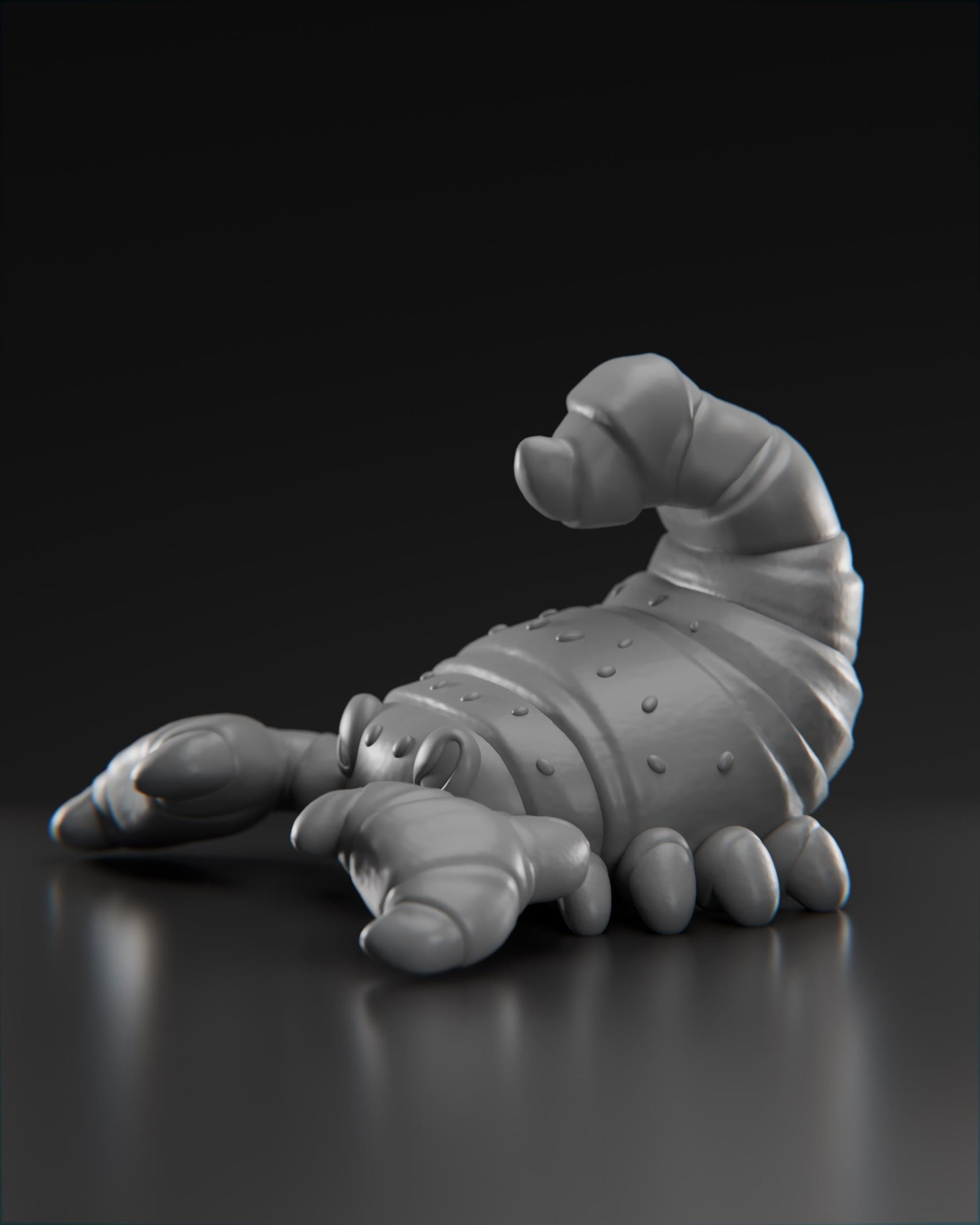 Scorssant - UNPAINTED 3D Resin Figure - Grumpii Art Toy