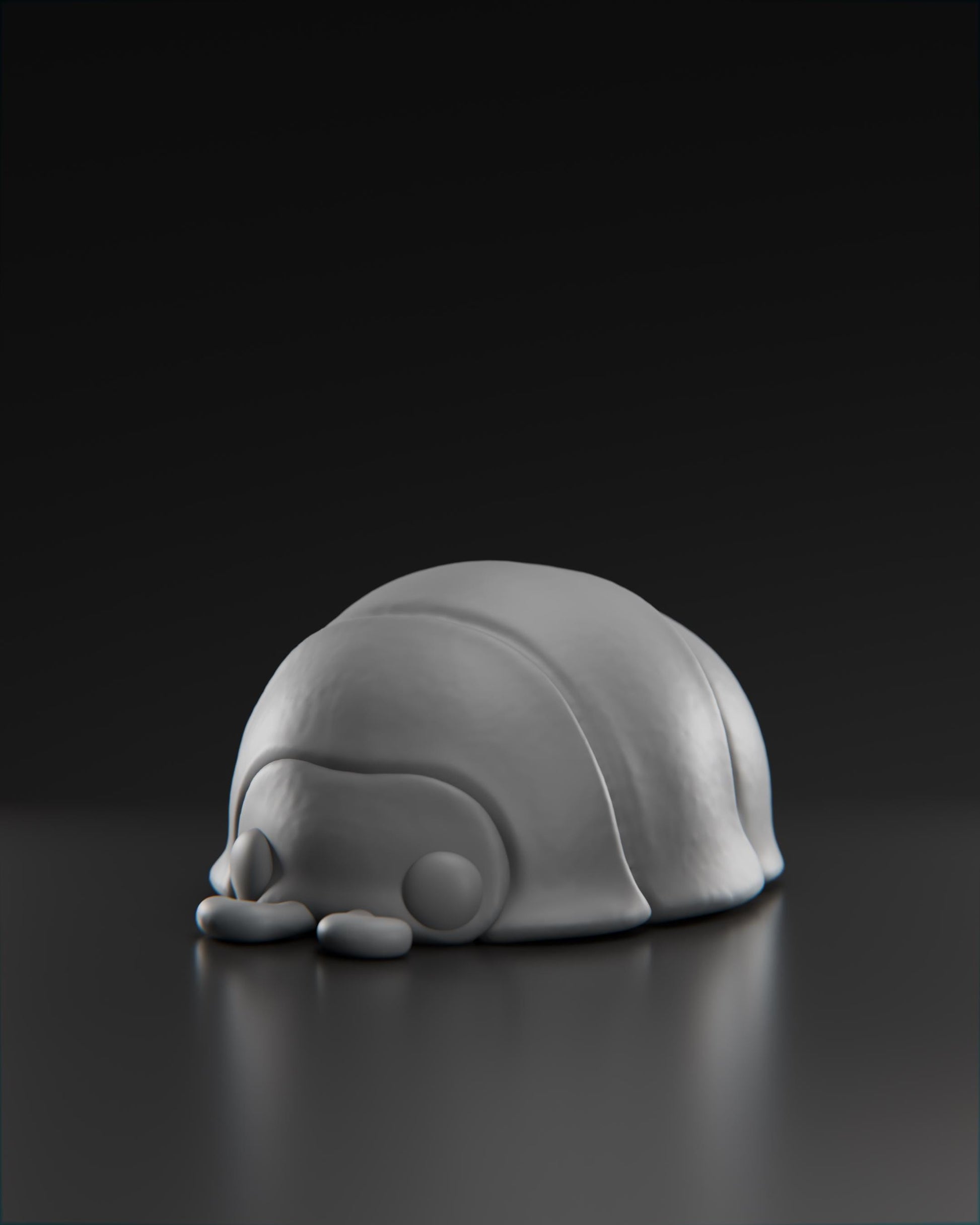 Isobread - UNPAINTED 3D Resin Figure - Grumpii Art Toy