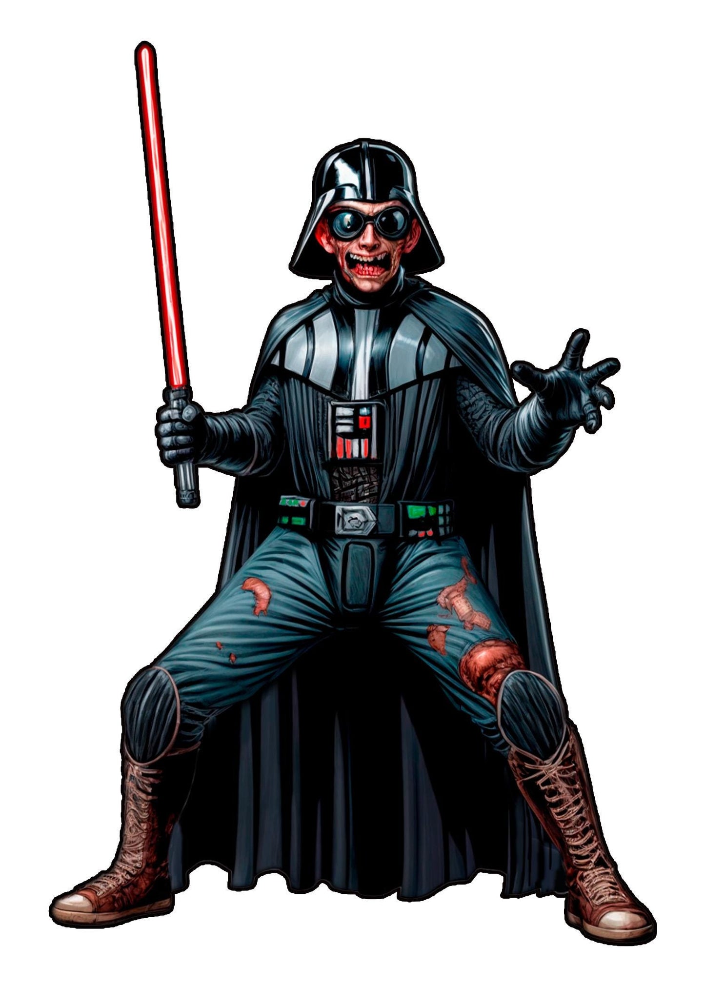 Dork Vader - Zombie - UNPAINTED 3D FAN ART Figure - Falcata 3d