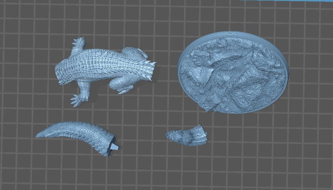 Alpine Drake - UNPAINTED 3D Resin Figure - Evox Arts