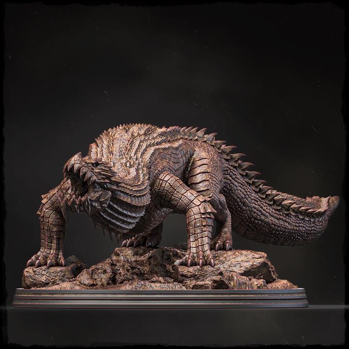 Alpine Drake - UNPAINTED 3D Resin Figure - Evox Arts