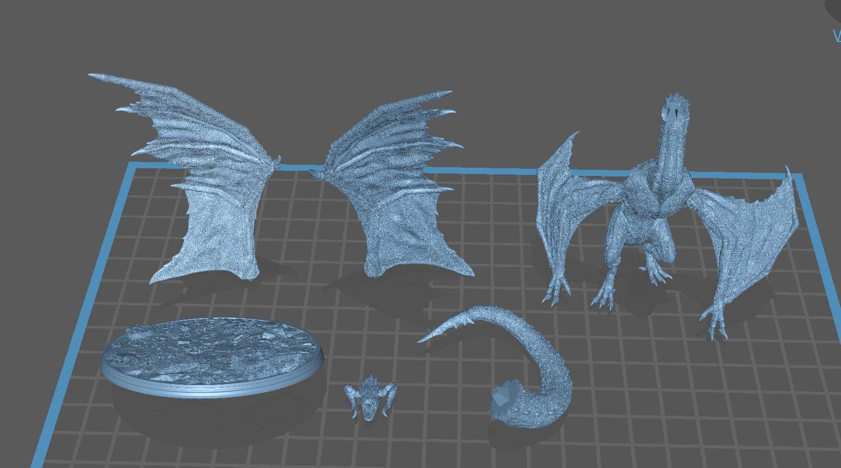 Vaelyxion, the Skyfather - UNPAINTED 3D Resin Figure - Evox Arts