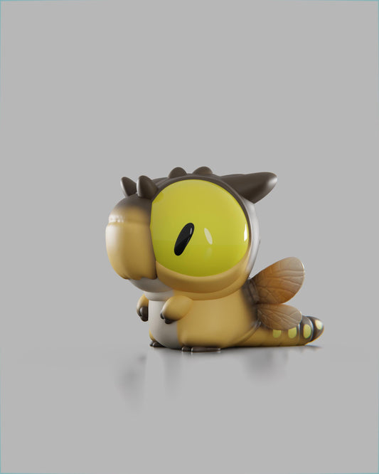 Dragonfly - UNPAINTED 3D Resin Figure - Grumpii Art Toy
