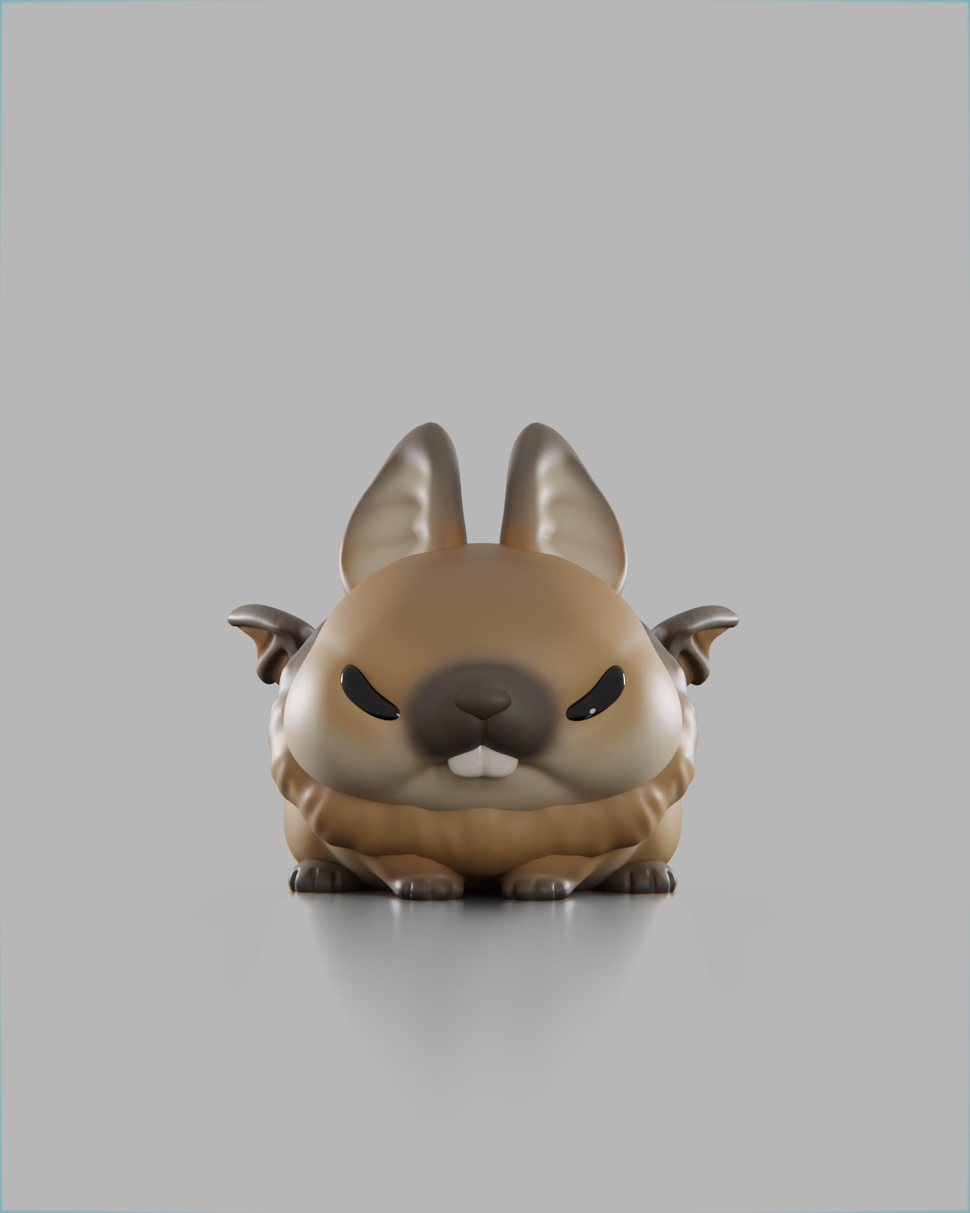 Batbunny - UNPAINTED 3D Resin Figure - Grumpii Art Toy