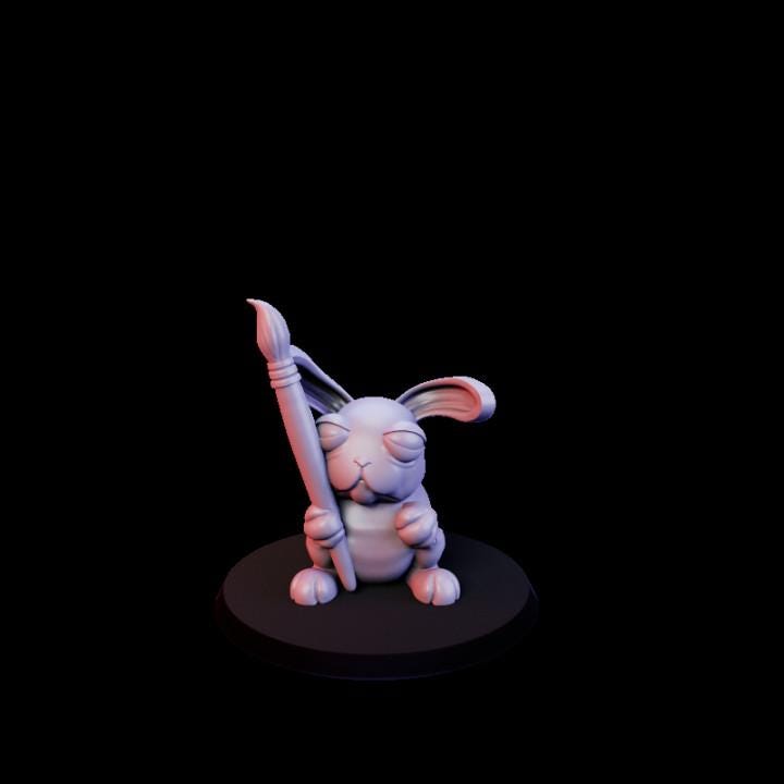 Bunnies - UNPAINTED 3D Resin Figure - Crosslances