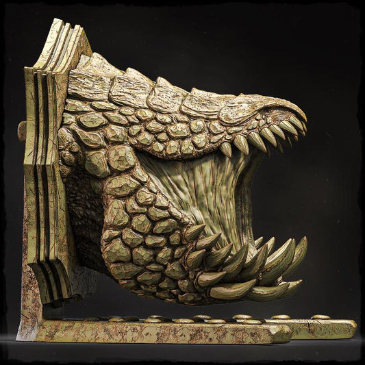 Tremmaw (Head Trophy) - UNPAINTED 3D Resin Figure - Evox Arts