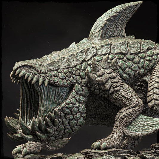 Tremmaw, the Devouring Pit - UNPAINTED 3D Resin Figure - Evox Arts