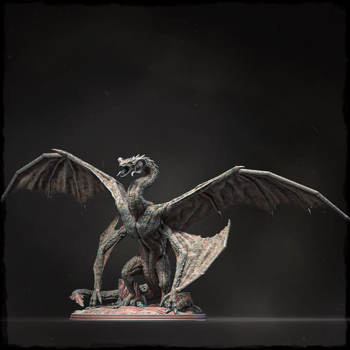 Vaelyxion, the Skyfather - UNPAINTED 3D Resin Figure - Evox Arts