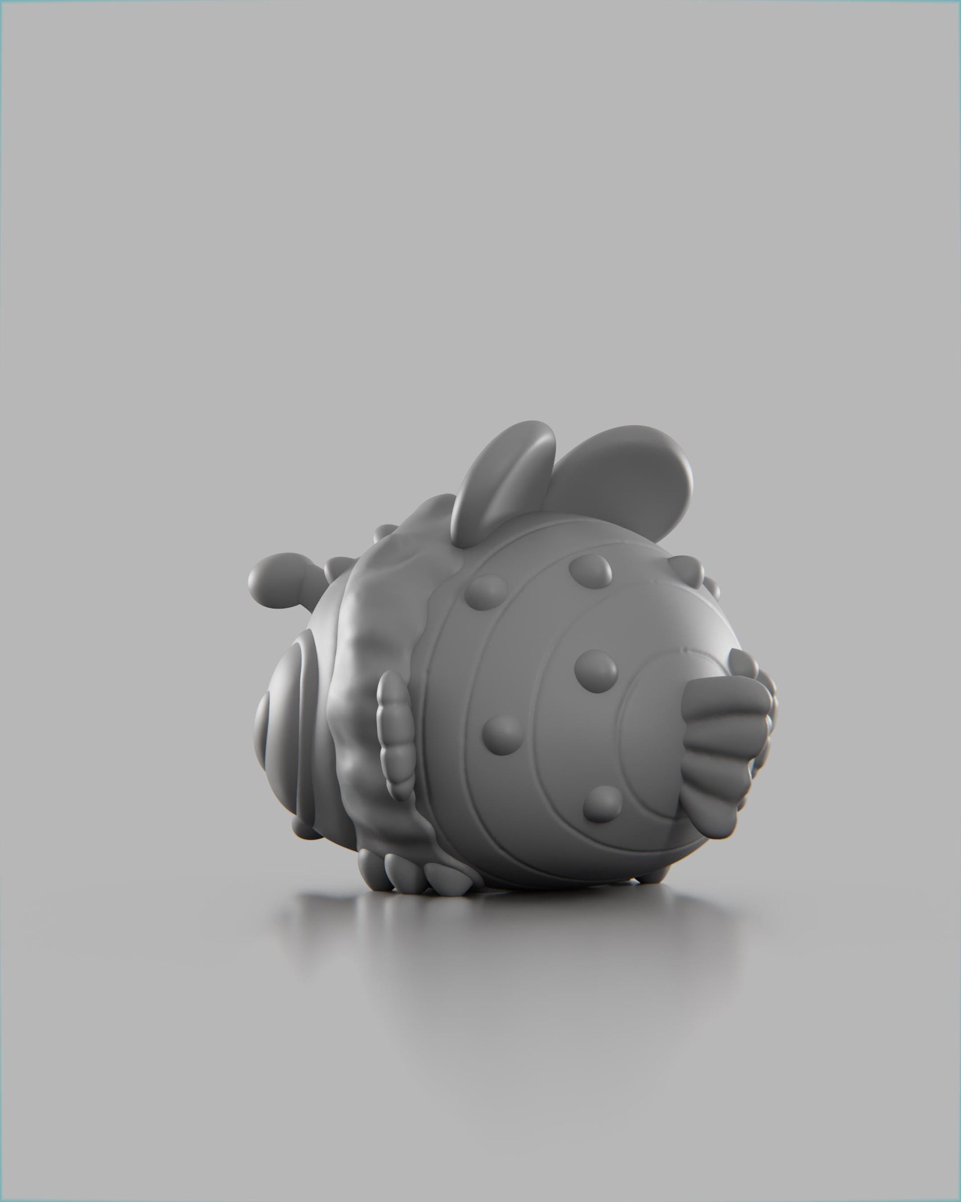 Puffeebee - UNPAINTED 3D Resin Figure - Grumpii Art Toy