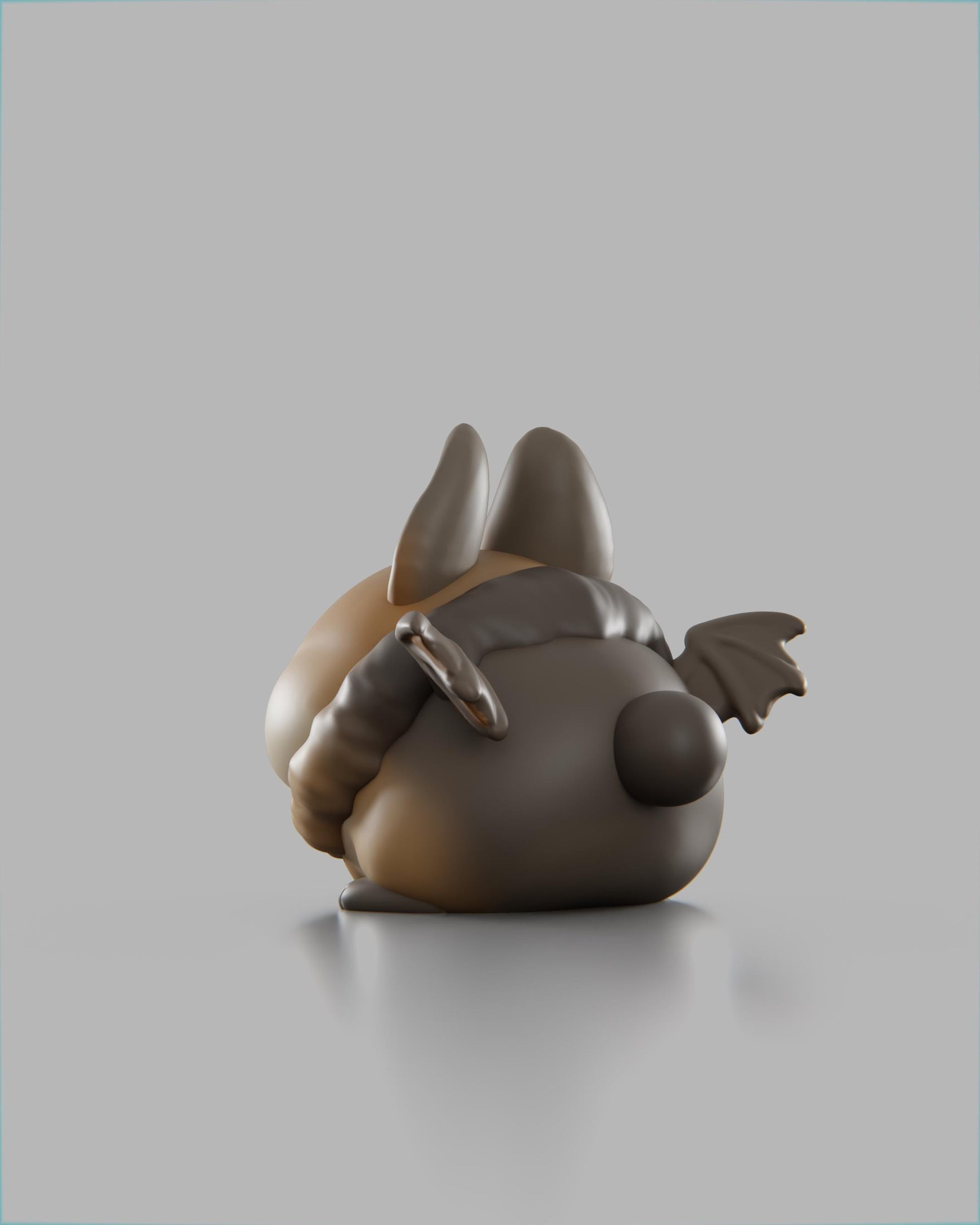 Batbunny - UNPAINTED 3D Resin Figure - Grumpii Art Toy