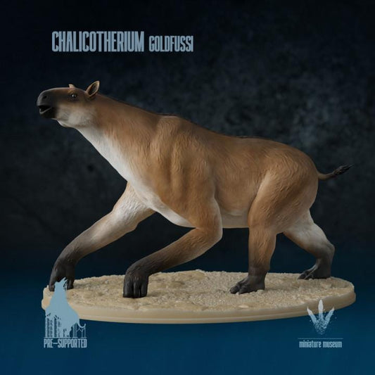 Chalicotherium goldfussia : Alarm call - UNPAINTED 3D Figurine - Miniature Museum