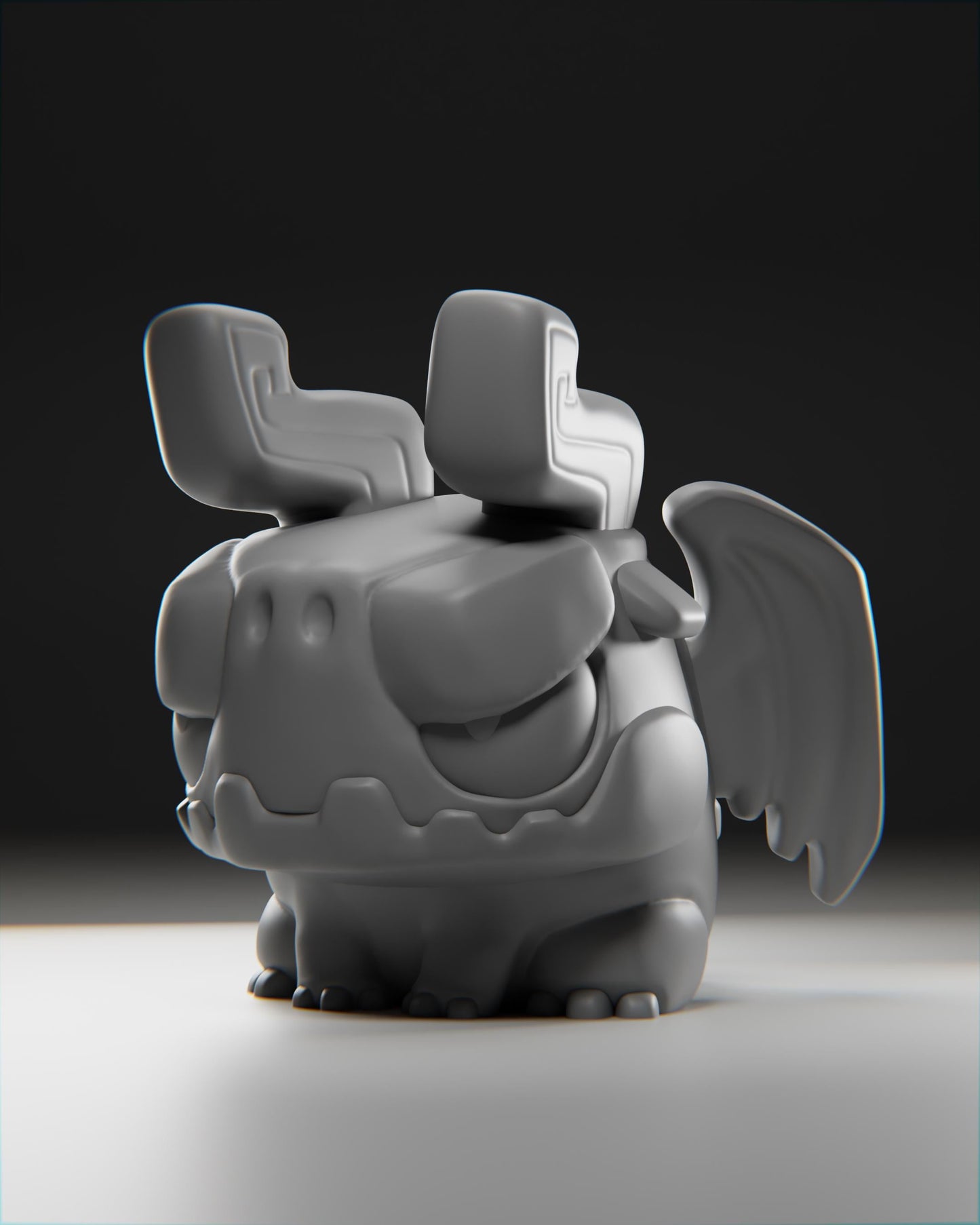 Gargoylii - UNPAINTED 3D Resin Figure - Grumpii Art Toy