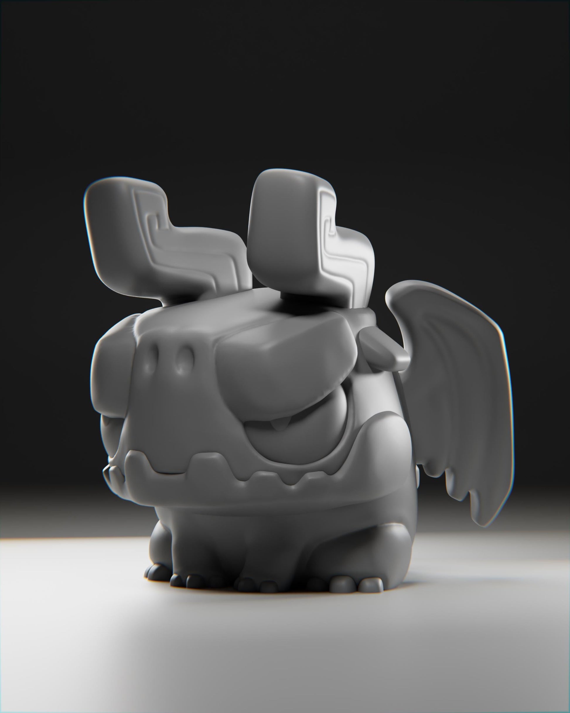 Gargoylii - UNPAINTED 3D Resin Figure - Grumpii Art Toy