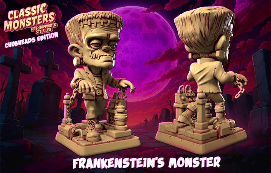 Frankie Monster Chubhead - FAN ART Classic Monster Collection - Heroes and Beasts