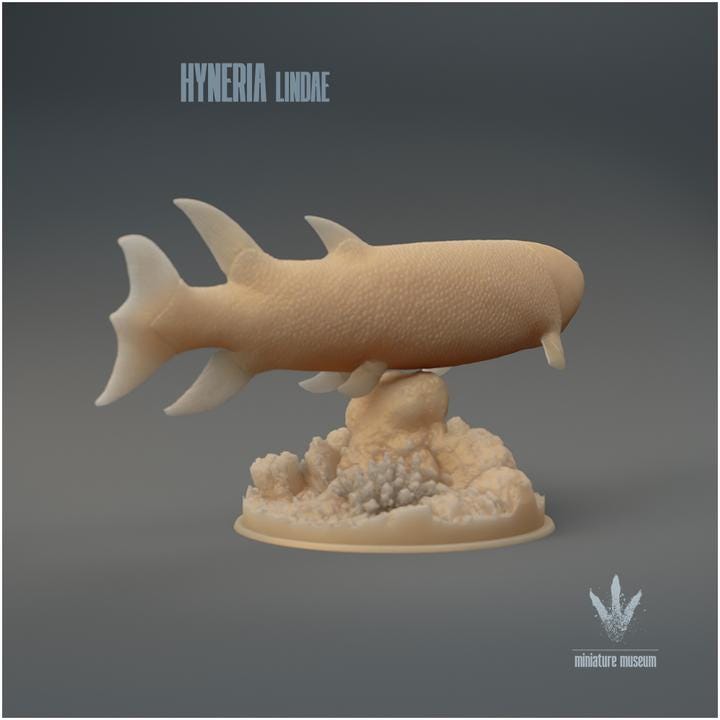 Hyneria lindae : The Prehistoric Lobe-finned Fish - UNPAINTED 3D Resin Figure - Miniature Museum