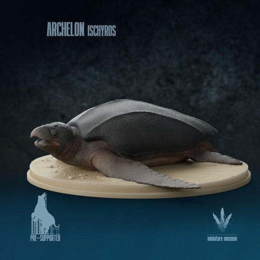 Archelon ischyros : On the Beach - UNPAINTED 3D Resin Figure - Miniature Museum
