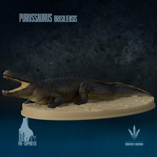 Purussaurus brasiliensis : The Giant Crocodile - UNPAINTED 3D Resin Figure - Miniature Museum