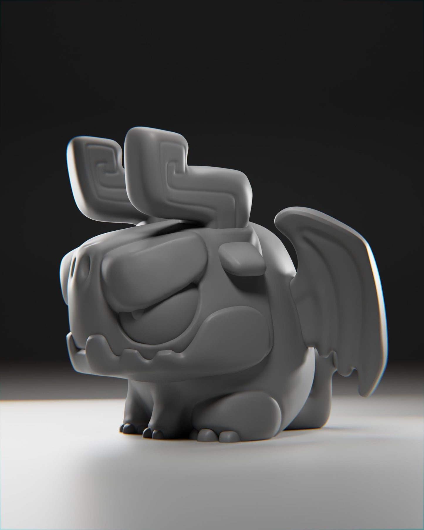 Gargoylii - UNPAINTED 3D Resin Figure - Grumpii Art Toy