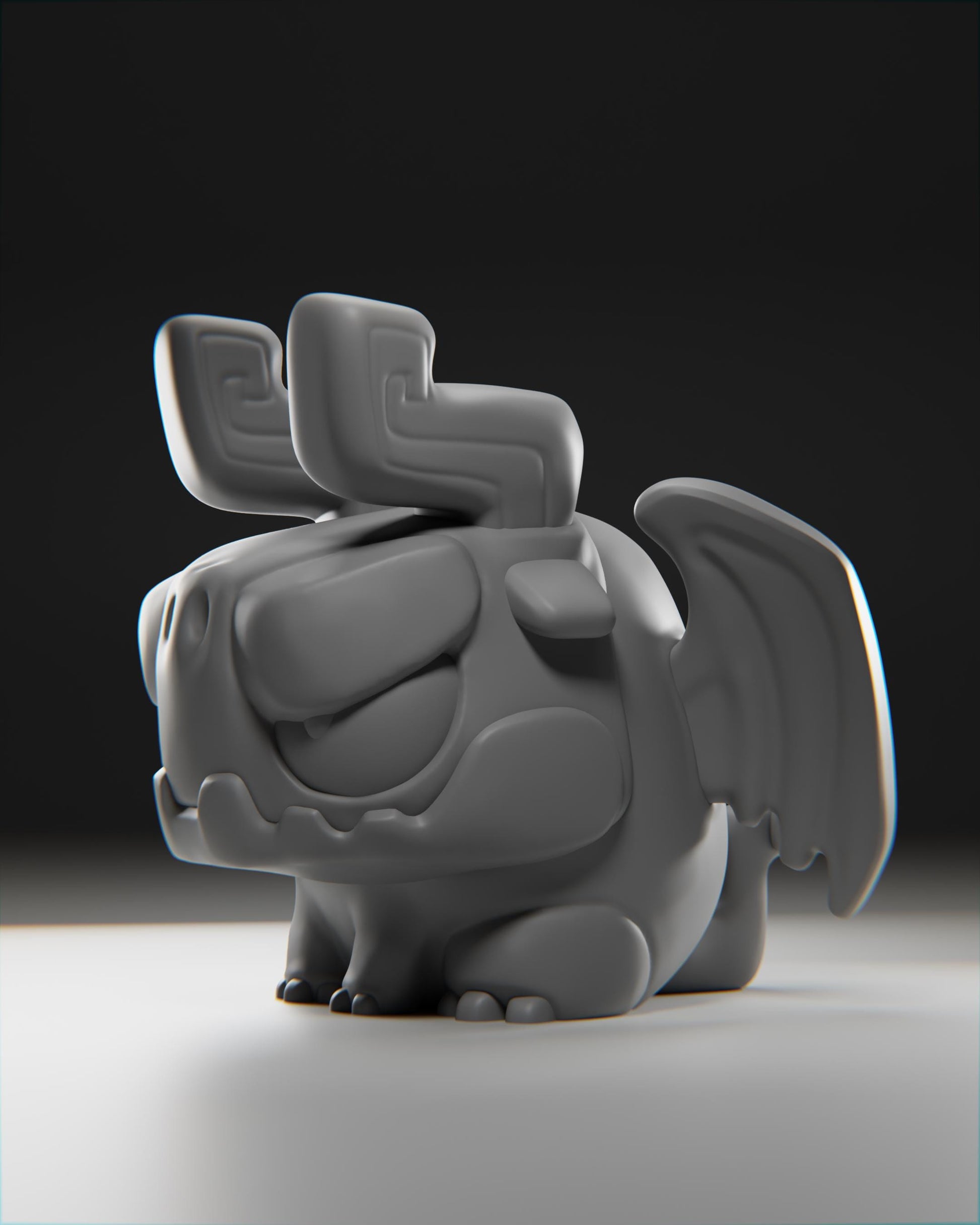 Gargoylii - UNPAINTED 3D Resin Figure - Grumpii Art Toy