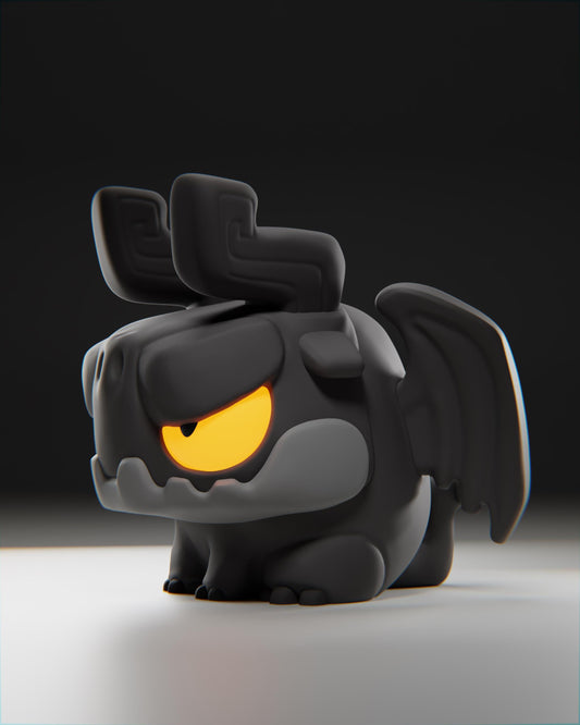 Gargoylii - UNPAINTED 3D Resin Figure - Grumpii Art Toy