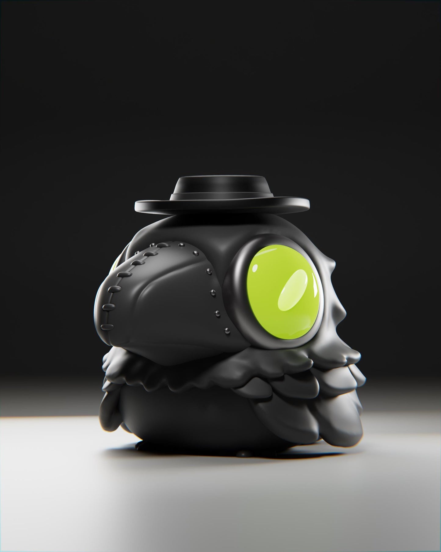 Plague Crow - UNPAINTED 3D Resin Figure - Grumpii Art Toy