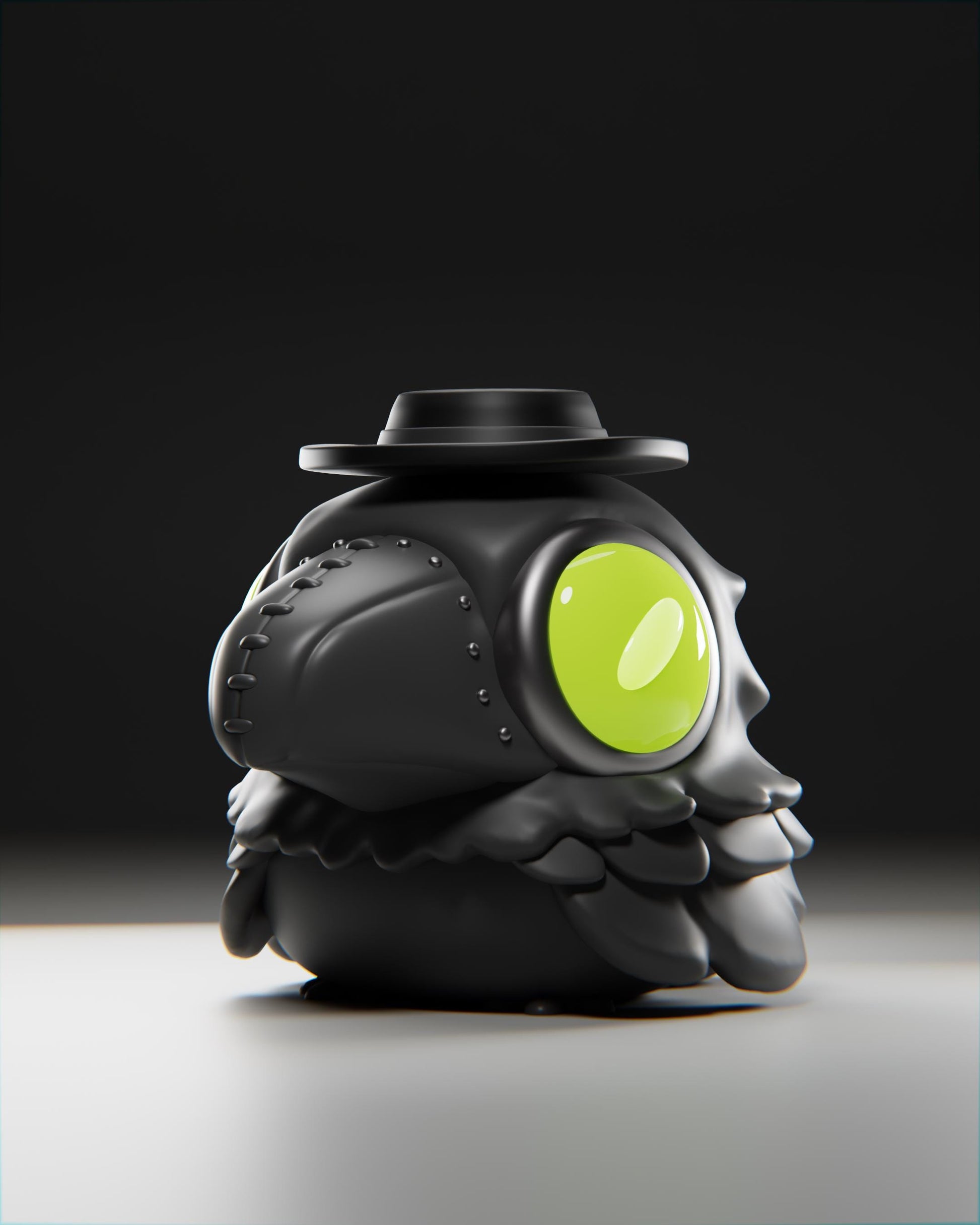 Plague Crow - UNPAINTED 3D Resin Figure - Grumpii Art Toy